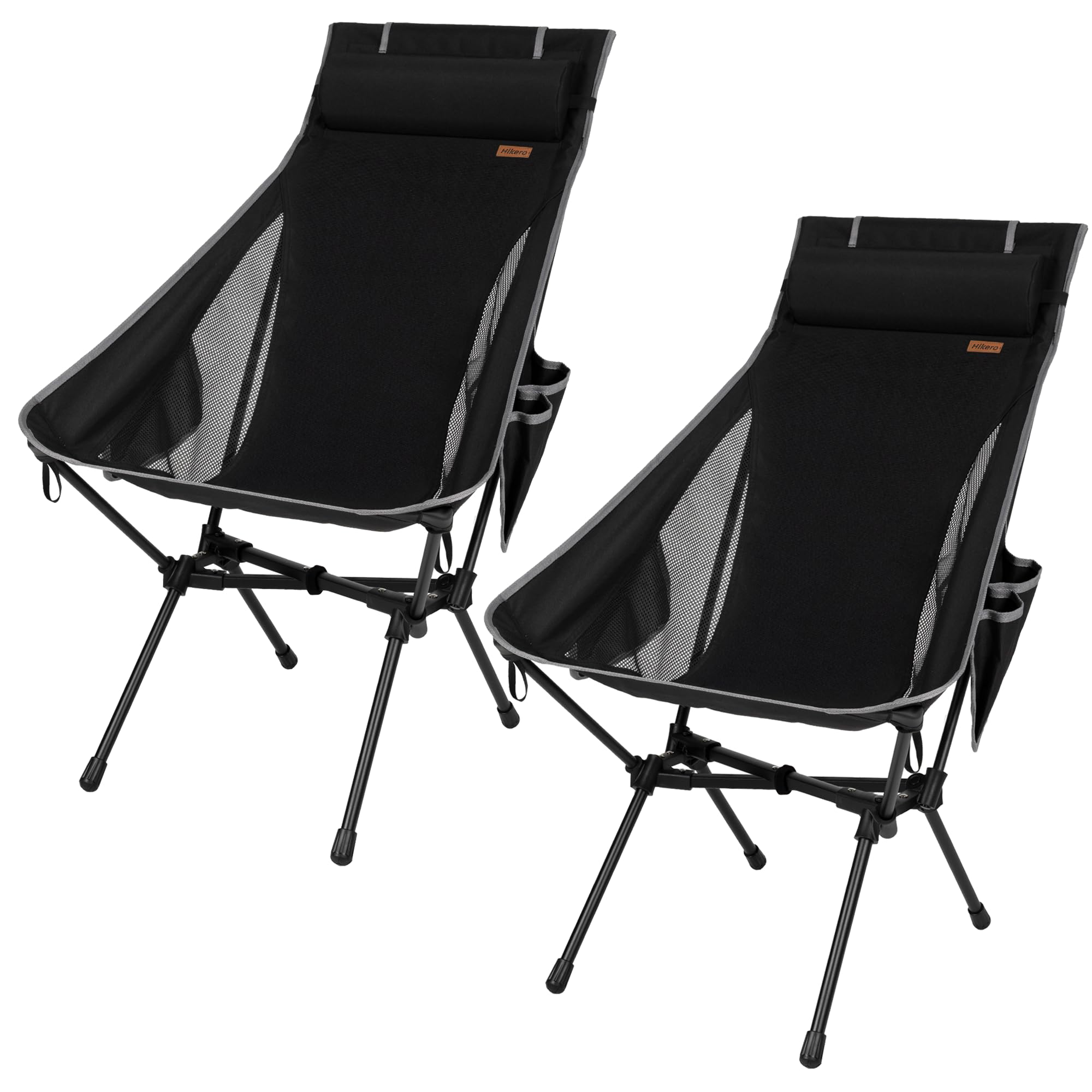Amazon.com: Hikero 2 Pack High Back Camping Chair for Adults